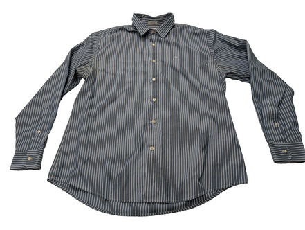 Chemise Dockers bleu à rayures taille L #168msch