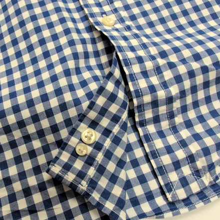Chemise Ralph Lauren Garçon Junior XL 18/20 Carreaux Bleu Logo Rose