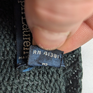 Pull POLO Ralph Lauren Rare - 60% Lin / 40% Coton - Vert Foncé - Taille M