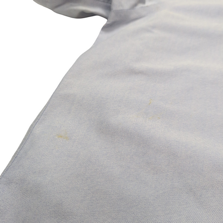 Chemise L.L. Bean bleue unie manches courtes taille XL / XXL Homme