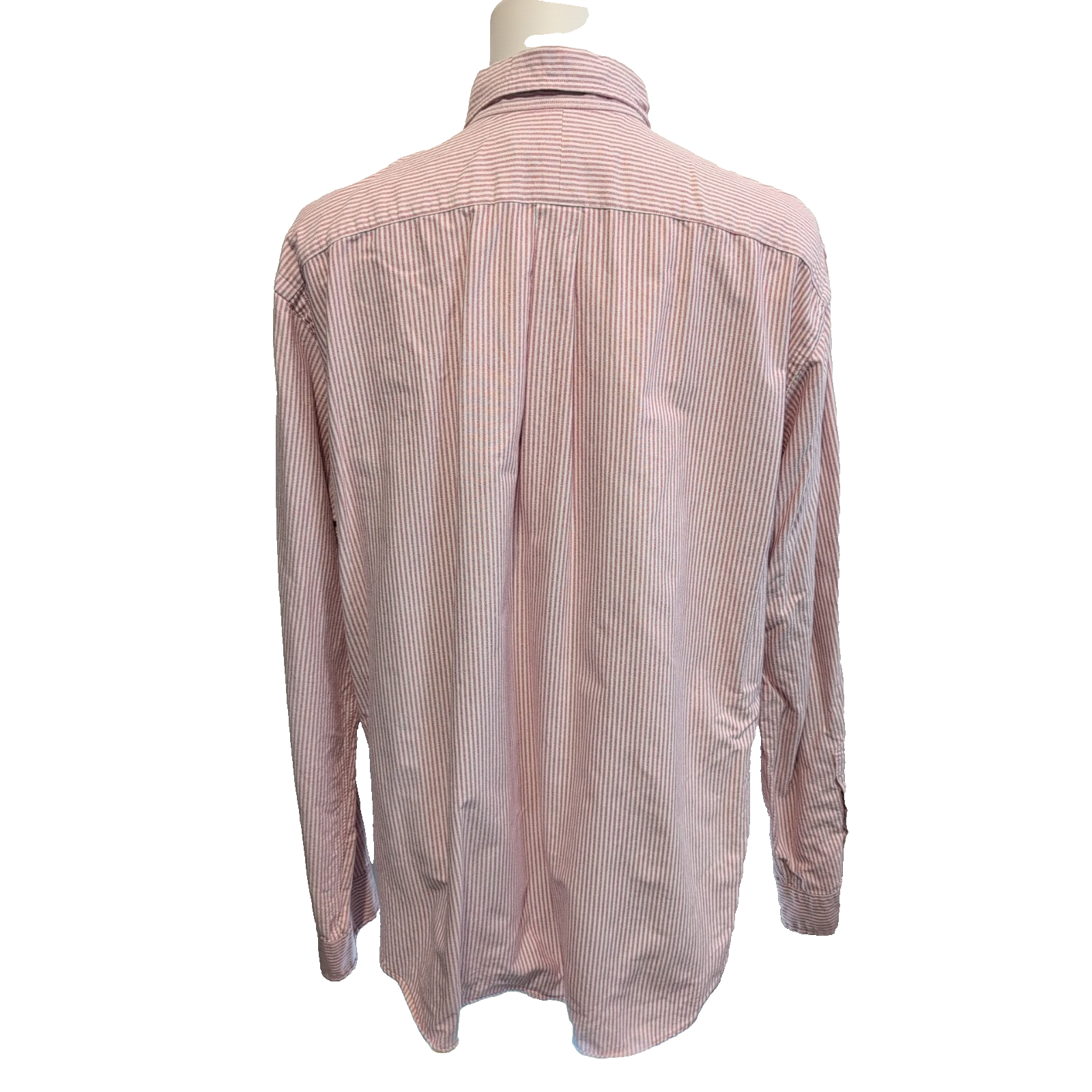 Chemise Ralph Lauren XXL Classic Fit Rayures Rouge Oxford Button Down Shirt