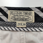 Pantalon Chino Polo Ralph Lauren Blanc Stretch 5 Poches Taille 29x34