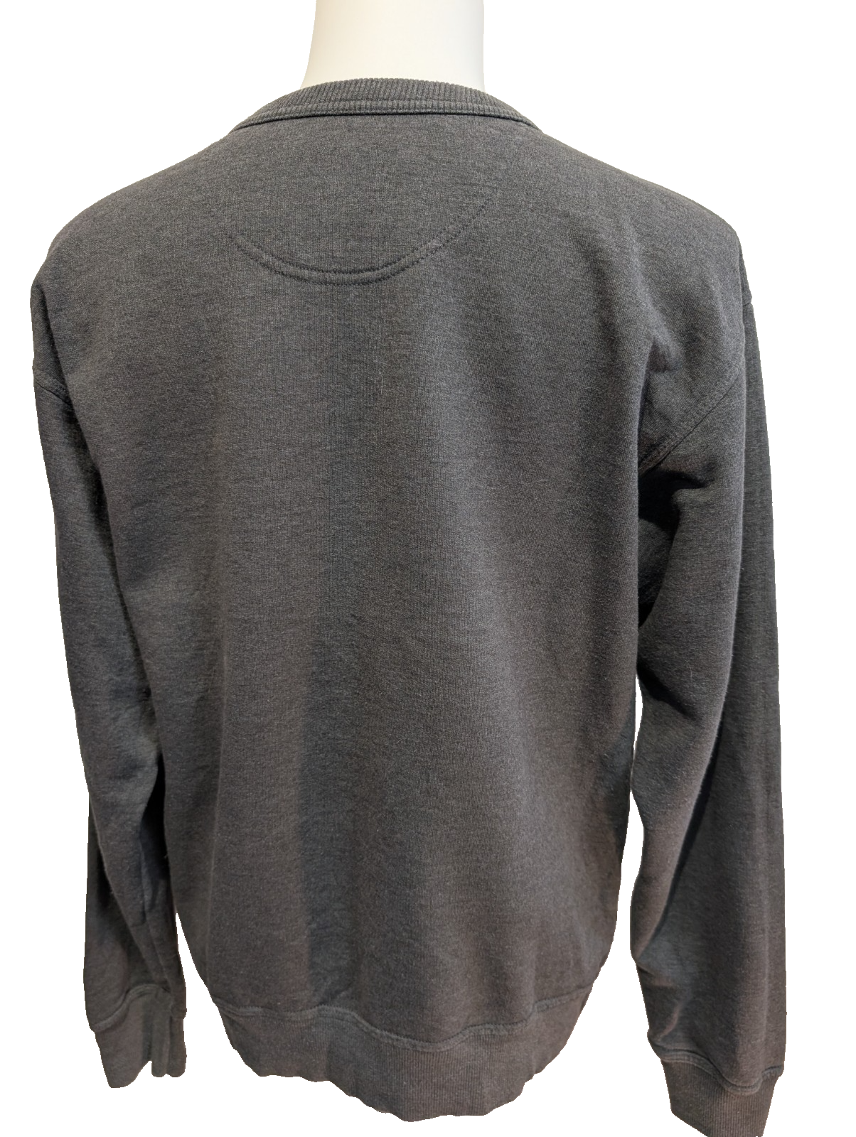 ➜ Sweat Col Rond Champion Vintage - Grand Logo Brodé - Gris - Taille M