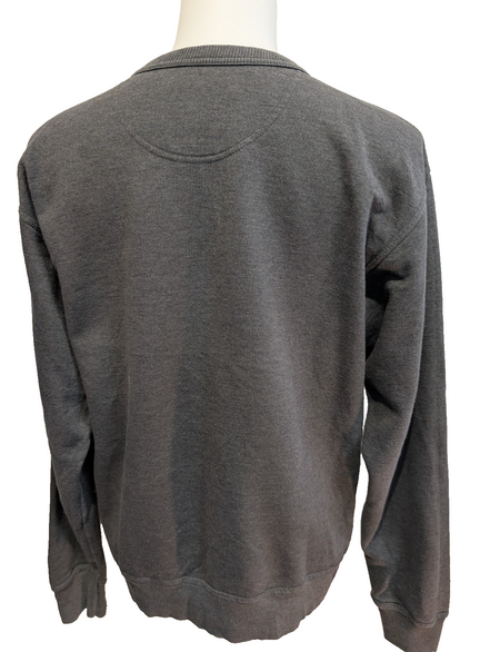 ➜ Sweat Col Rond Champion Vintage - Grand Logo Brodé - Gris - Taille M