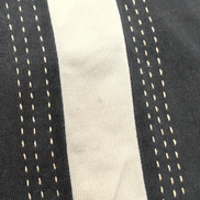 Chemise Hawaïenne Geoffrey Beene Soie Noire L Rayure Verticale Vintage