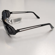 Lunettes de soleil Y2K Branche large Bronze Chrome Style Vintage Steampunk