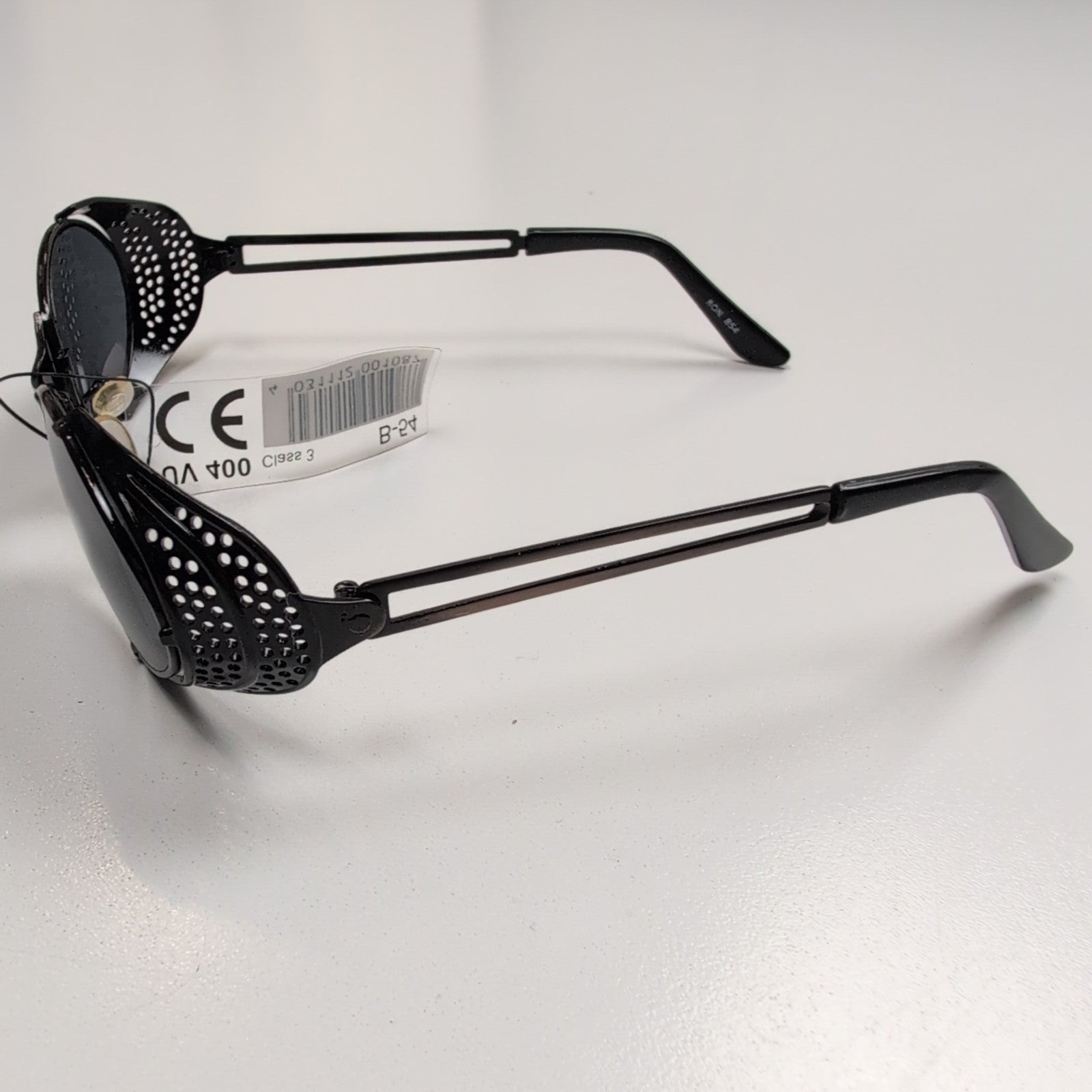 Lunettes de soleil Y2K Branche large Bronze Chrome Style Vintage Steampunk