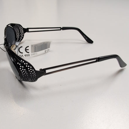 Lunettes de soleil Y2K Branche large Bronze Chrome Style Vintage Steampunk