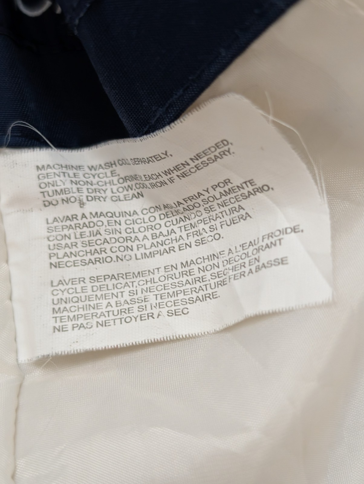 NAUTICA Manteau Long Femme M Blanc Imperméable Doublé Capuche Amovible | 325BSR