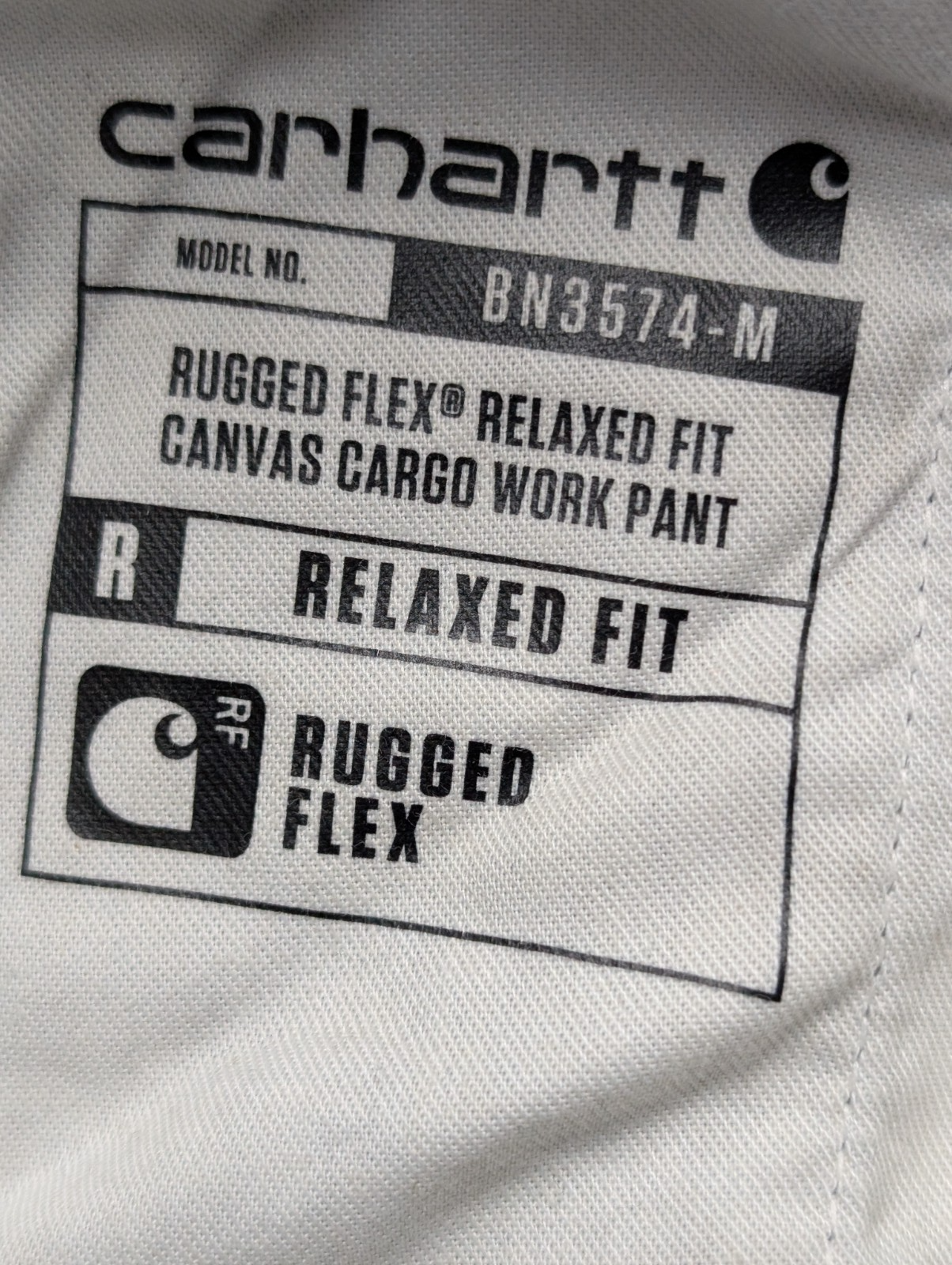 Pantalon Carhartt cargo gris foncé taille 38x32 Très bon état