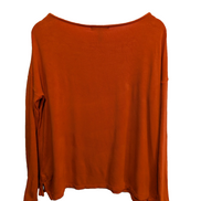 Pull fin femme LAUREN Ralph Lauren orange viscose stretch taille L