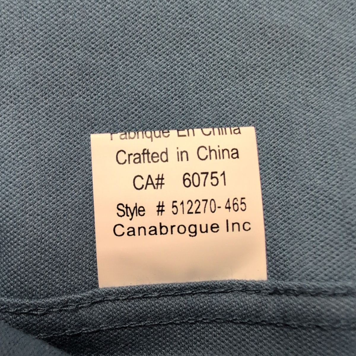 Chemise Rue Saint-Patrick Montréal L Bleu Stretch Neuve Étiquette Easy Care
