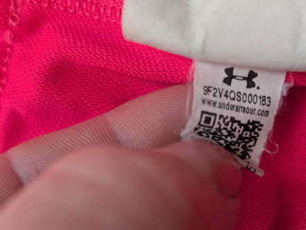 Short de sport Under Armour HeatGear Rose Fluo - Femme Taille S