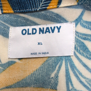 Chemise Hawaïenne Manches Courtes Old Navy Viscose Feuillage XL