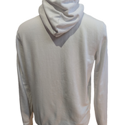 CHAMPION Sweat à Capuche Homme S Blanc Logo Drapeau Américain Hoodie Sport