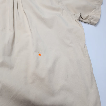 Chemise Manches Courtes Dockers Khakiware 100% Coton Beige 1 poche Taille L