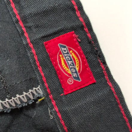 Short Dickies Chino Noir Garçon 16 Ans Taille Réglable Très Bon État