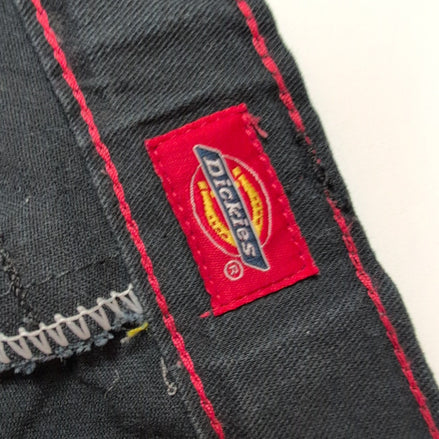 Short Dickies Chino Noir Garçon 16 Ans Taille Réglable Très Bon État