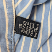Chemise Nautica à Rayures Bleues & Blanches - Taille M