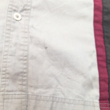 Chemise Harley Davidson 2XL Grise Manches courtes Ventilée Tête de Mort 2 Poches