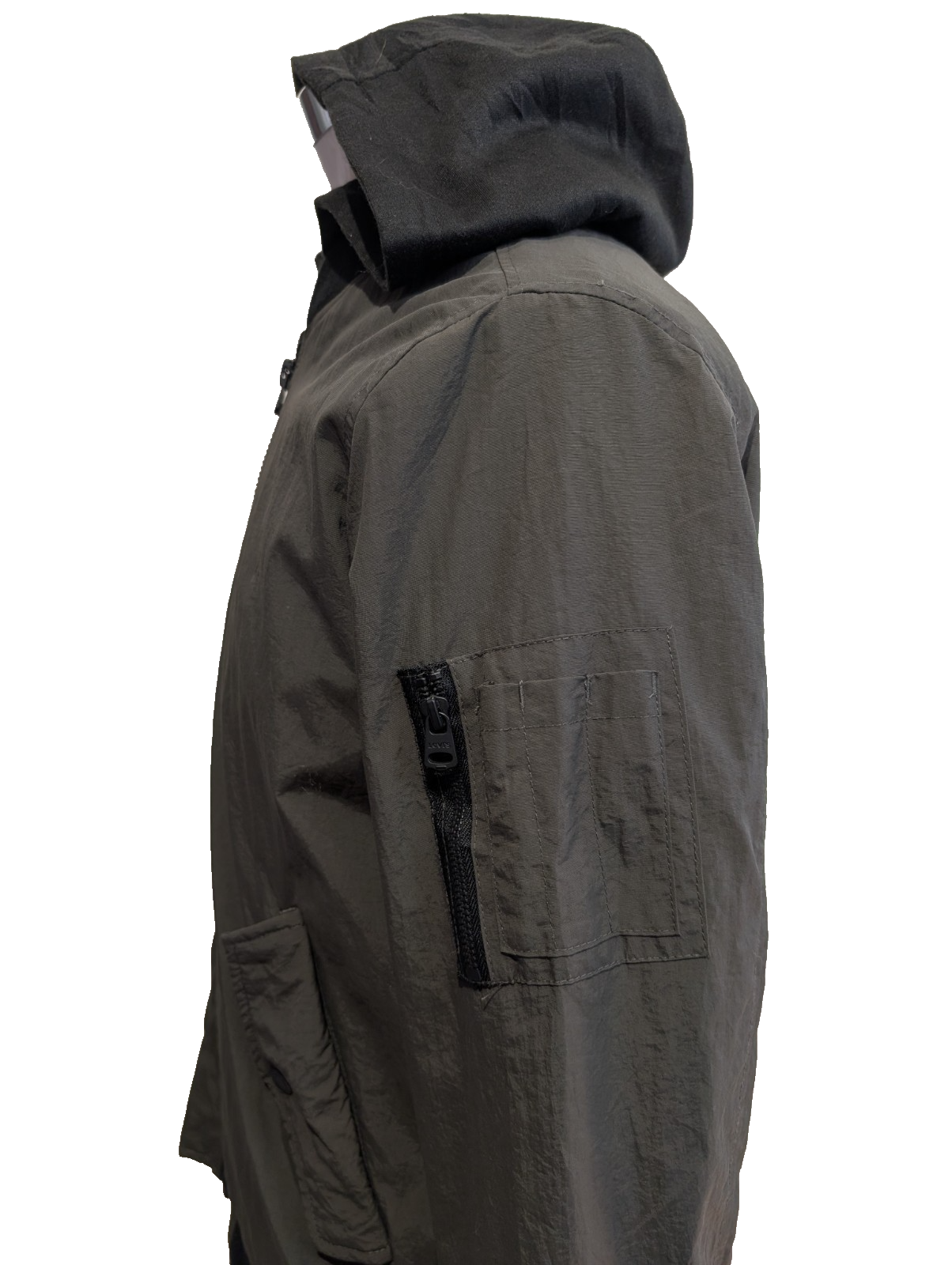 Levi's Blouson Veste Nylon Kaki Capuche M | 292BSR