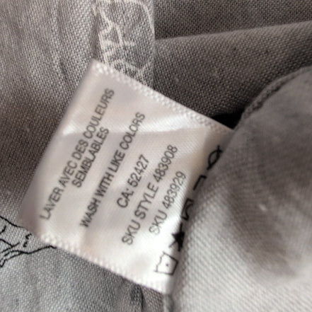 Chemise Mountain Ridge M animaux élan ours renard sapins coton manches longues