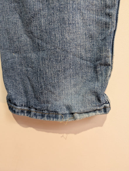 Jean Lee Homme Bleu Patiné Stretch W38 L29 Vintage Original Denim