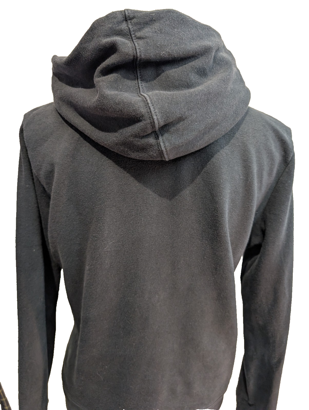 The North Face Sweat à Capuche Noir - Grand Logo Or Brillant - Taille M Femme