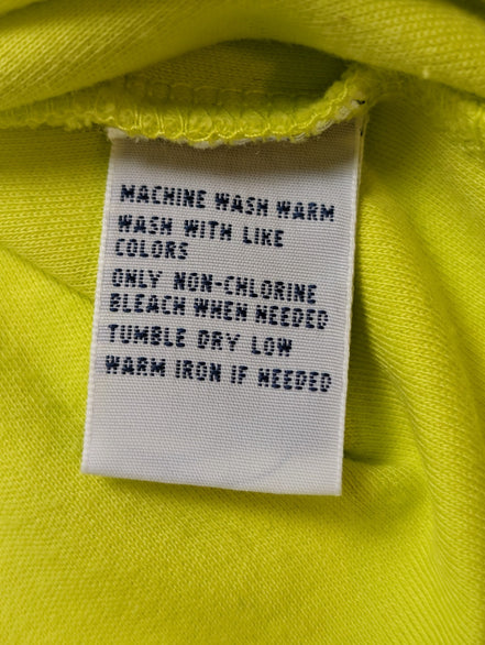 Polo manches courtes Polo Ralph Lauren jaune logo bleu coton Custom Fit L