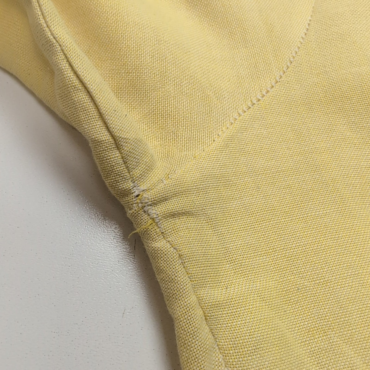 Chemise Lancer M Jaune Never Needs Ironing Button Down Vintage