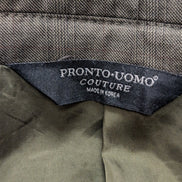 Veste Blazer homme Pronto Uomo Couture kaki Super 120'S taille L