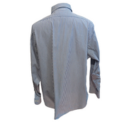 Chemise Lauren Ralph Lauren XL XXL Rayures Bleues Non Iron Coton 17.5