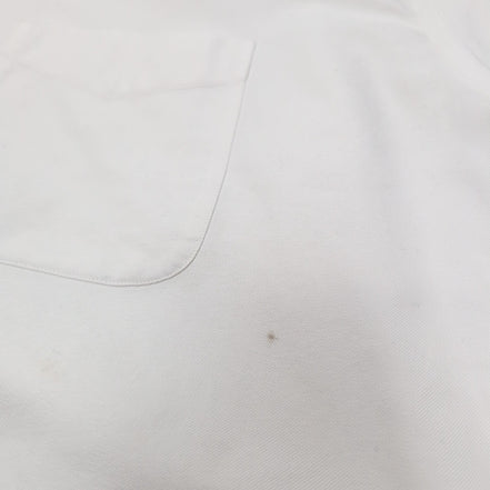 Chemise L.L. BEAN Homme XXL Blanche Manches Courtes Poche Wrinkle Free