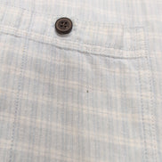 Chemise Patagonia M Bleu Carreaux Chanvre Coton Manches Courtes