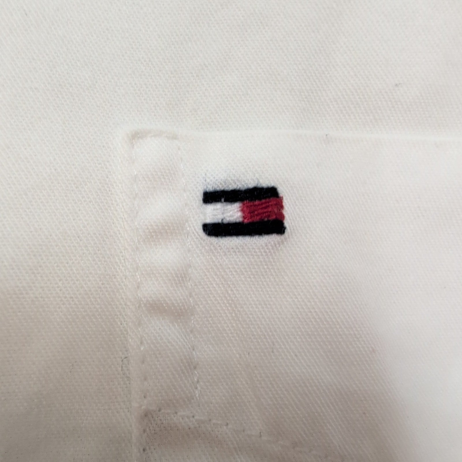 Chemise Tommy Hilfiger Blanche 1 poche Taille S Vintage