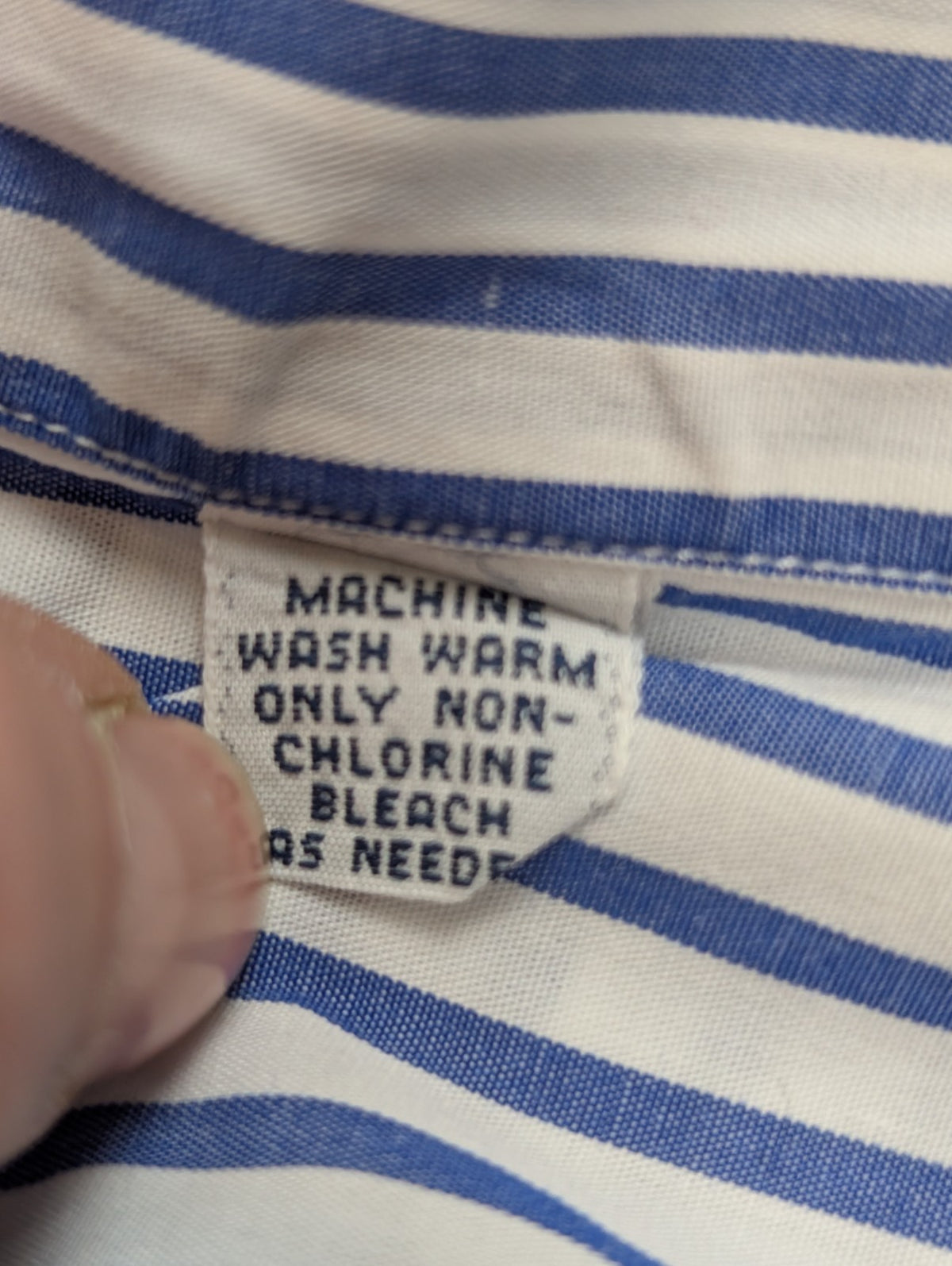 Chemise Ralph Lauren Golf Tilden XXL 3XL Rayures Bleues Shirt Button Down