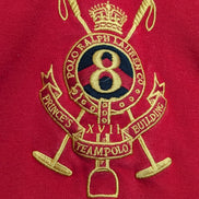 Veste zippée Polo Ralph Lauren M rouge noir Big Pony logo doré n°8