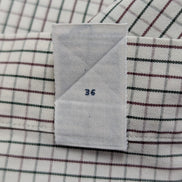 Chemise Polo Ralph Lauren Shirt Golf XL Tilden Plaid Crème Vert Button Down