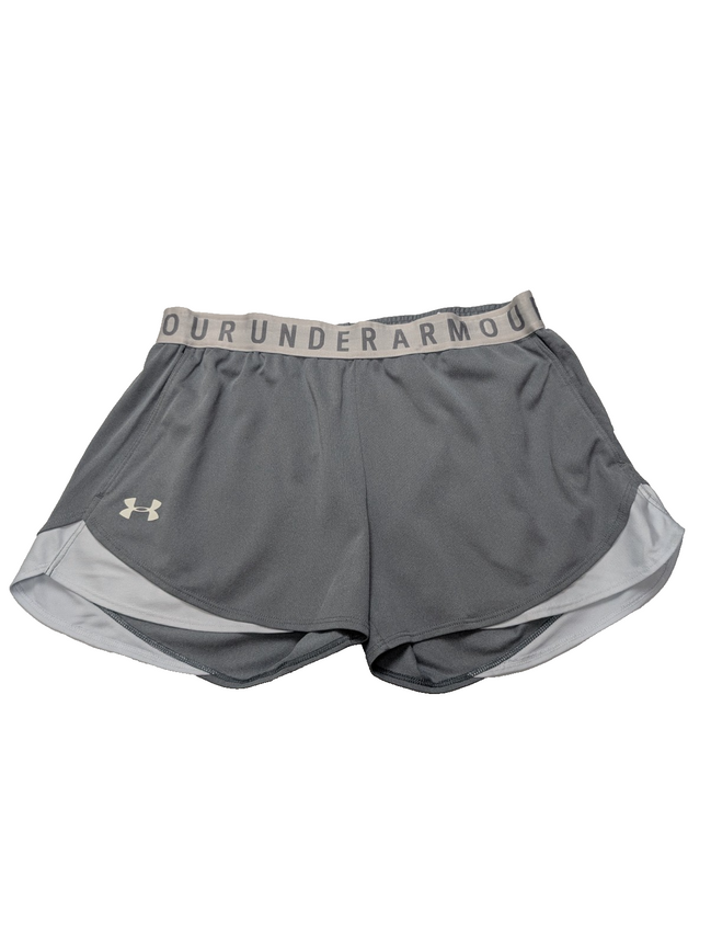 Short Under Armour HeatGear Gris avec 2 Poches - Femme Taille M