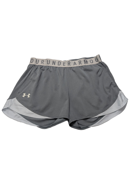 Short Under Armour HeatGear Gris avec 2 Poches - Femme Taille M