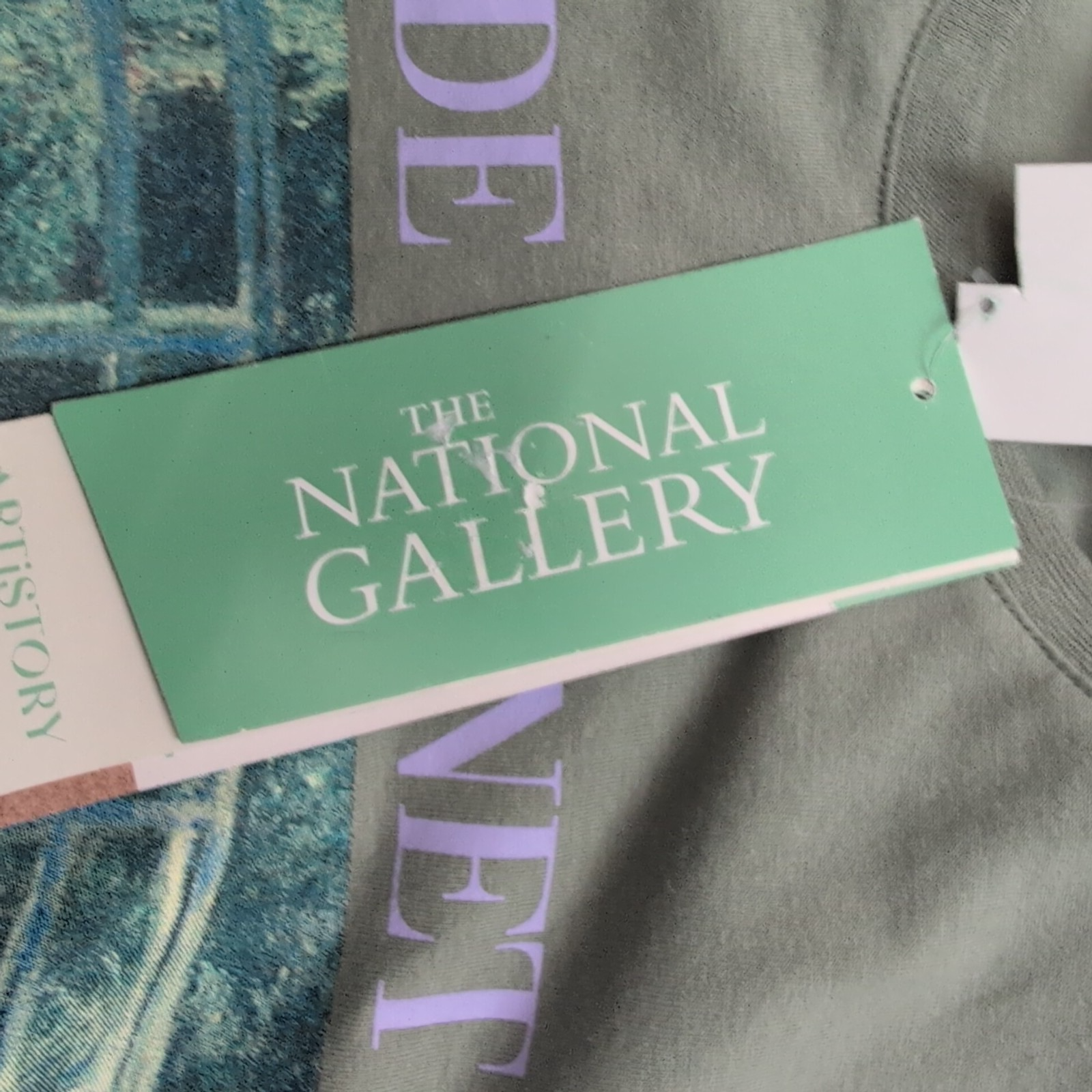 T-shirt Artistory Claude Monet The Water Lily Pond Kaki Taille S Neuf étiquette