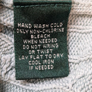 Pull Ralph Lauren femme (Lauren) Vert Pâle Col V 95% Soie Chevrons Taille S