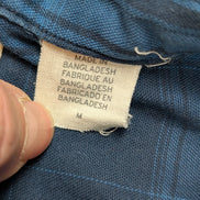 Chemise Levi's à Carreaux Bleu et Bleu Marine Manches Longues Taille M