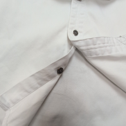 Chemise LEVI'S Homme XL Blanche en Jean Manches Longues Poches