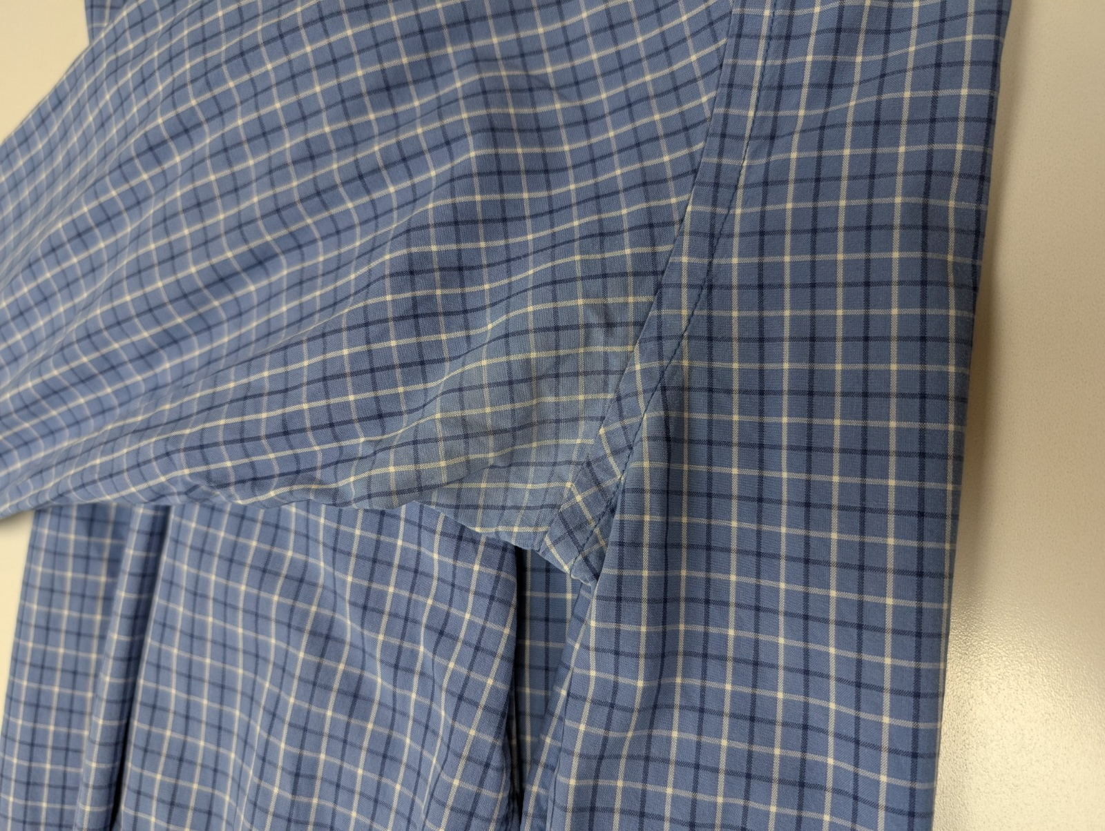 Chemise Polo Ralph Lauren Shirt Enfant XL 16 18 Ans Custom Fit Carreaux Bleu