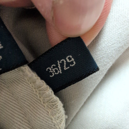 Pantalon Chino Polo Ralph Lauren Andrew W36 L29 Crème À Pinces Coton USA