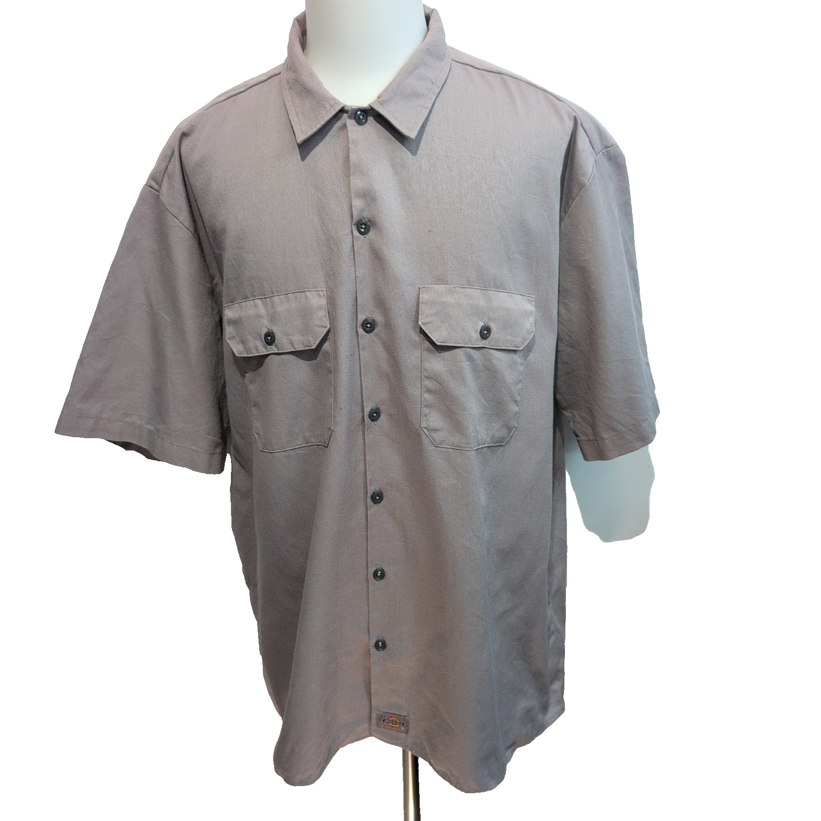 Chemise Dickies 2XL Crème Manches courtes 2 Poches Workwear Poche Stylo
