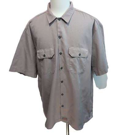 Chemise Dickies 2XL Crème Manches courtes 2 Poches Workwear Poche Stylo