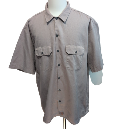 Chemise Dickies 2XL Crème Manches courtes 2 Poches Workwear Poche Stylo