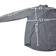 Chemise Nautica bleu clair uni taille L #132msch
